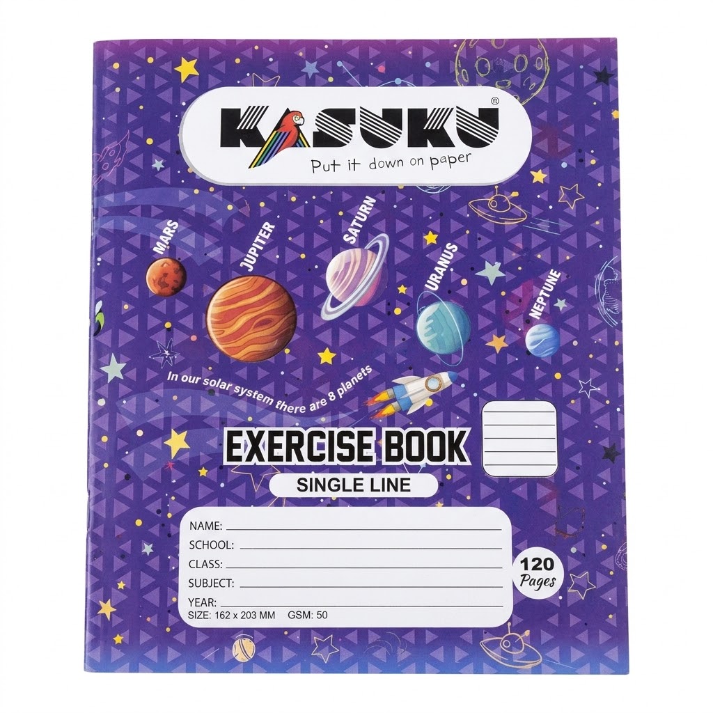 Kasuku Superior Exercise Book Single Line 120 Pages